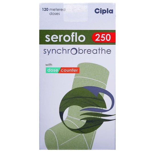 Seroflo 250 Synchrobreathe - Pack of 120 Metered Doses Inhaler