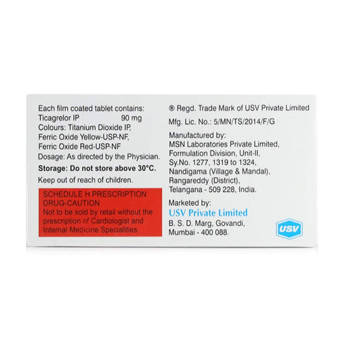 Ticaspan - Strip of 10 Tablets