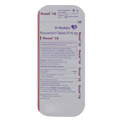 Rozat 10Mg - Strip of 15 Tablets
