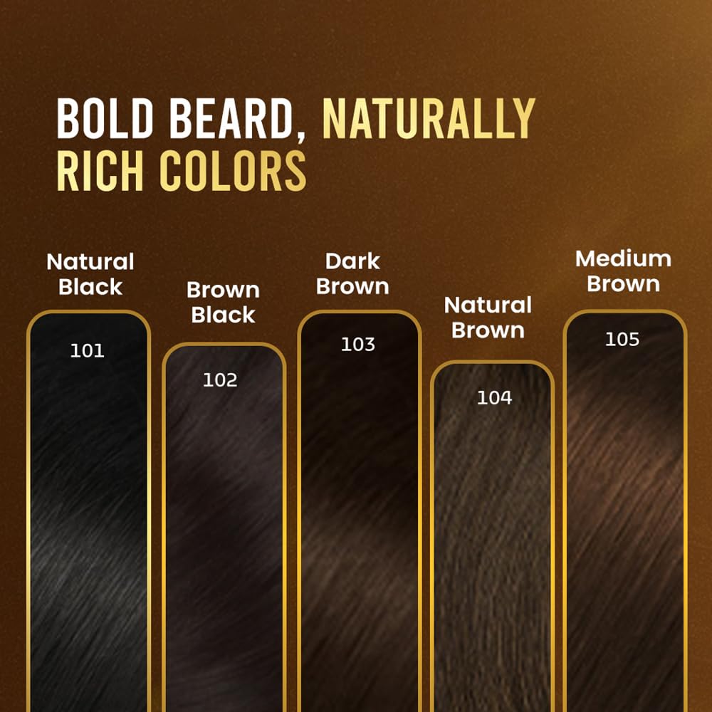 Bigen Men's Beard Color, 40g - Brownish Black B102