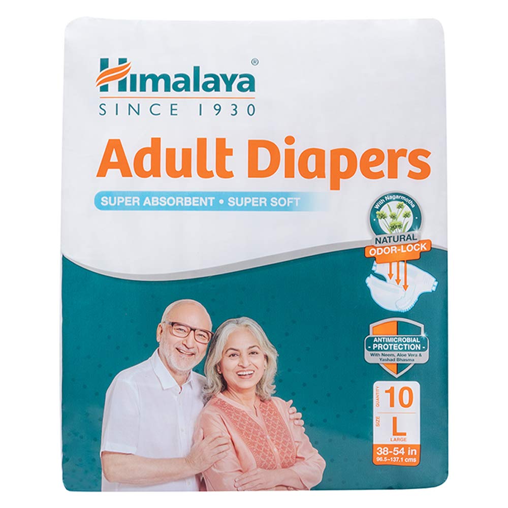 Himalaya Unisex Adult Diaper (L) 10'S
