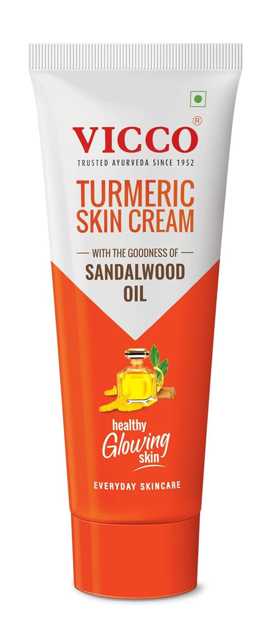 Vicco Turmeric Skin Cream with Goodness of Sandalwood Oil  15gm