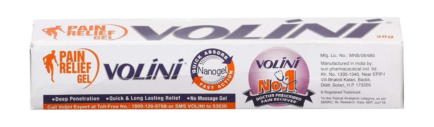 Volini Pain Relief Gel, 30gm