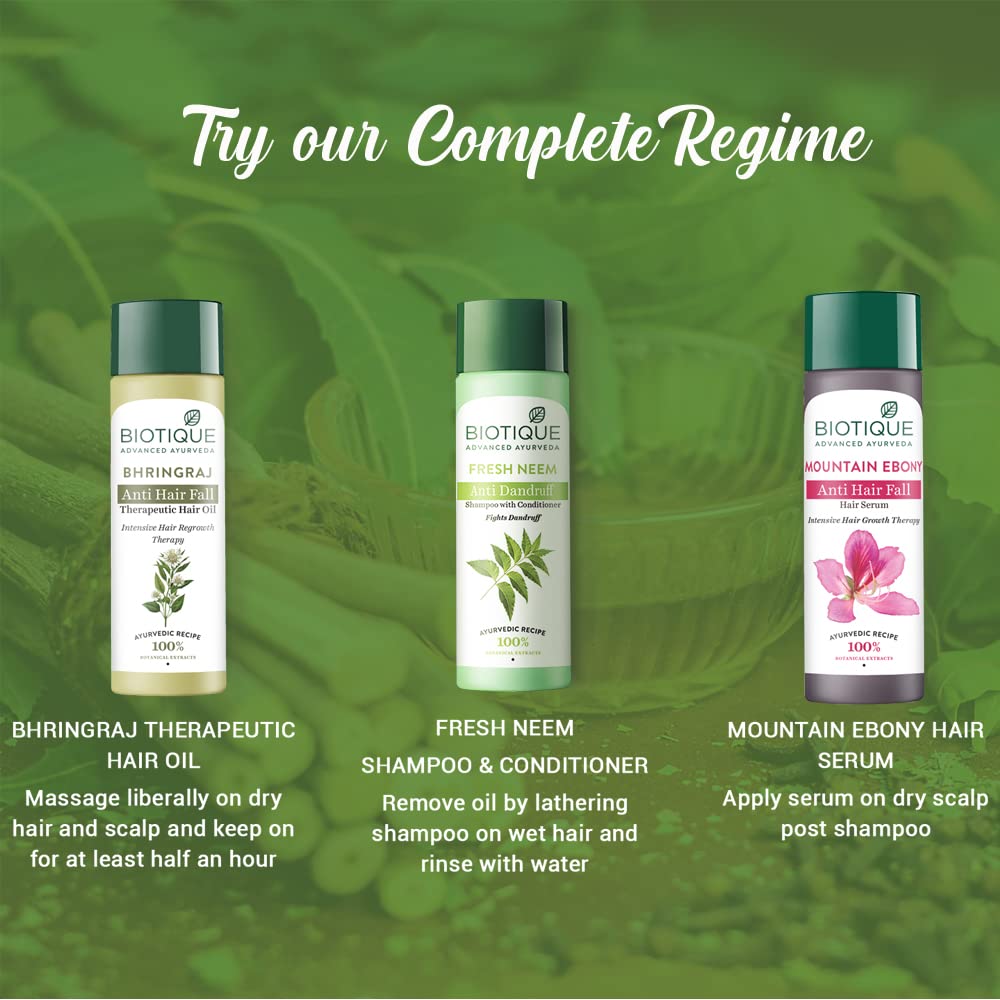 Biotique Fresh Neem Anti Dandruff Shampoo and Conditioner