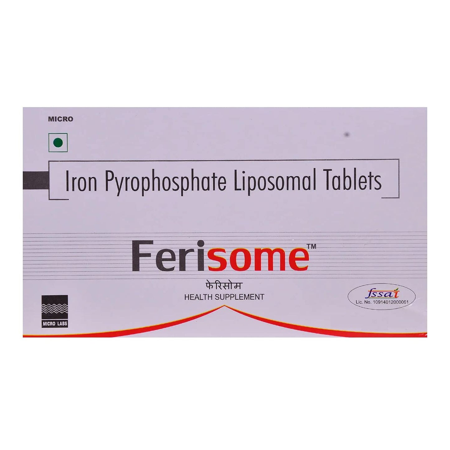 Ferisome Ferric Pyrophosphate Tablet | Mineral Support | Helps Relieve Fatigue Tablet