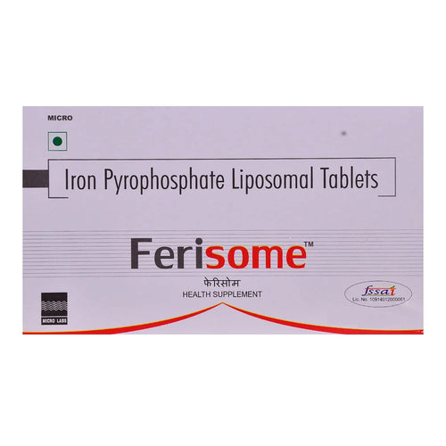 Ferisome Ferric Pyrophosphate Tablet | Mineral Support | Helps Relieve Fatigue Tablet