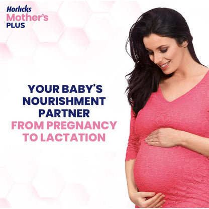 Horlicks Mother's Plus Vanilla Health Drink 500 g Refill Pack|| For Pregnancy & Lactation with Proteins for Healthy Birth Weight - No Added Sugar
