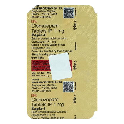 Zapiz-1 - Strip of 15 Tablets