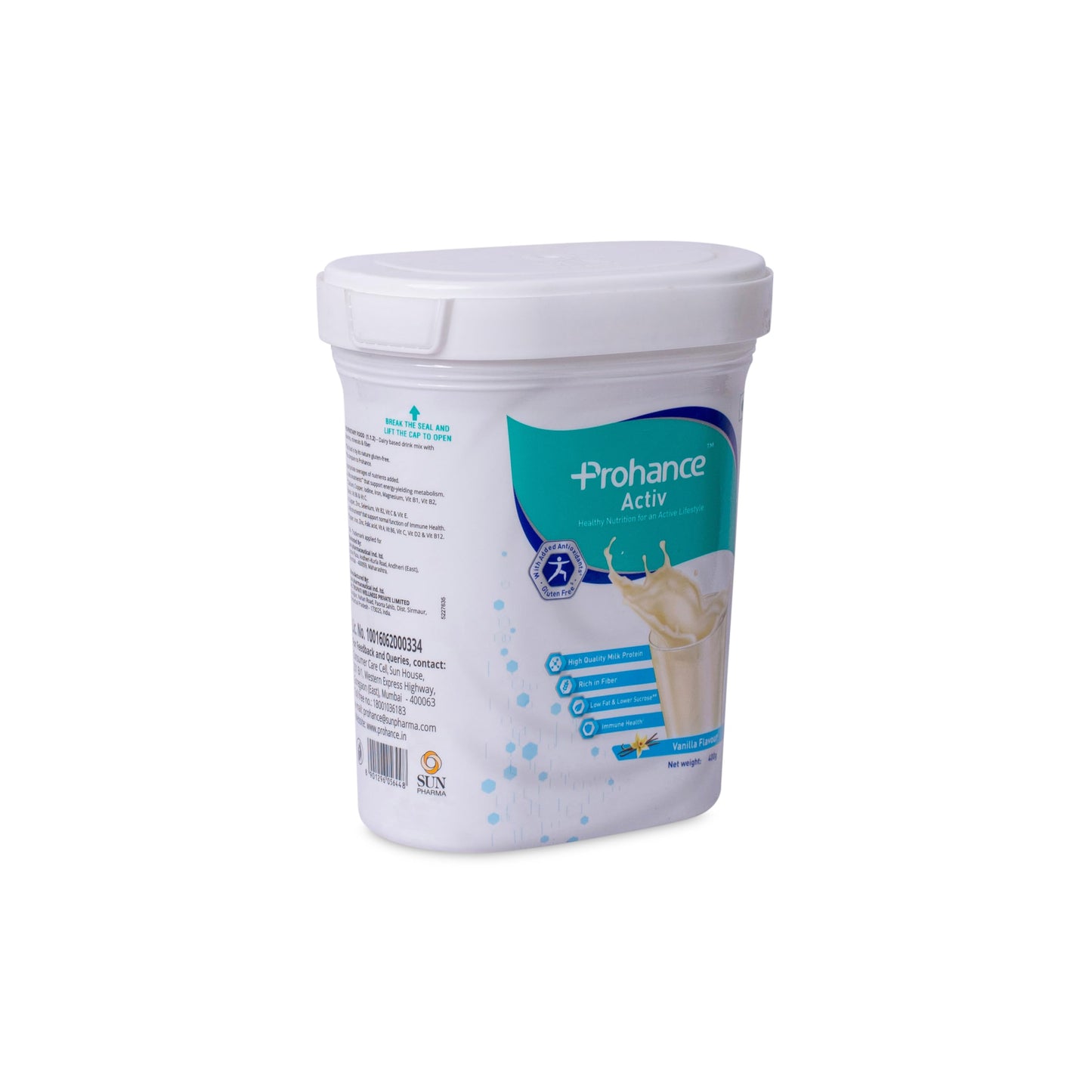 Prohance Activ Supplement with Antioxidants for Immunity | Gluten Free | Flavour Powder Vanilla