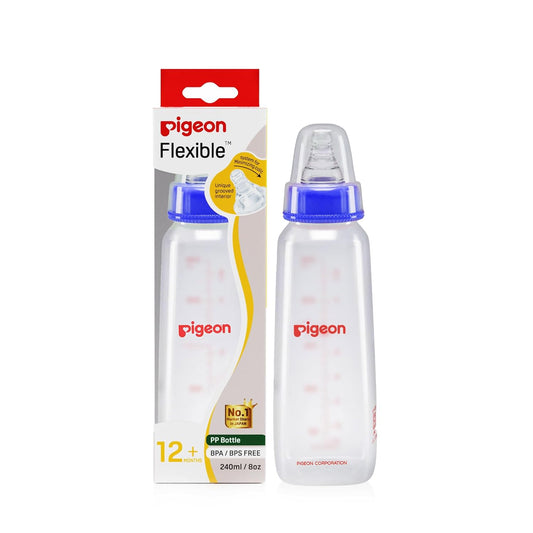 Pigeon Flexible Baby Feeding Bottle | Japan's No.1 Brand | Ideal for 12+ Month Babies | BPA Free