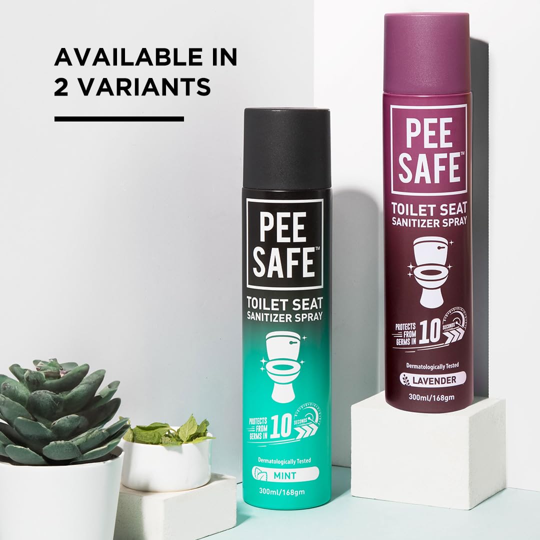 PEESAFE Pee Safe Toilet Seat Sanitizer Spray (300ml) - Lavendar