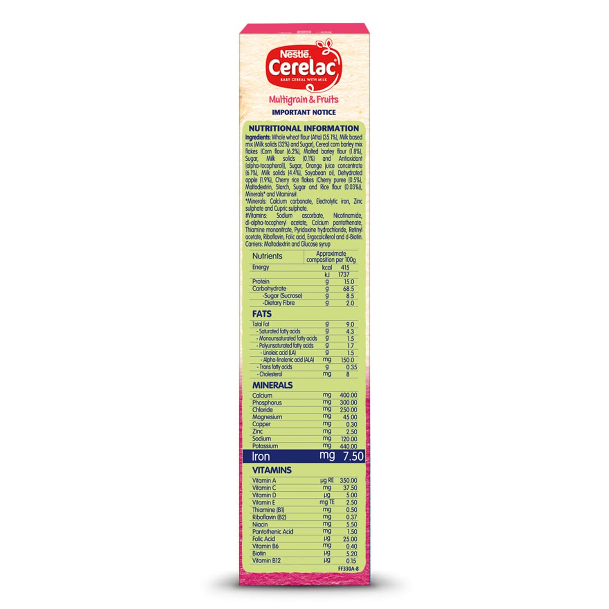 CERELAC 4 MULTIGRAIN & FRUITS 300G