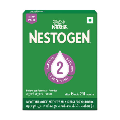 NESTOGEN 2 Follow-Up Formula For 6+ Months, Calcium & Phosphorus, 400G Box,Powder,Infant