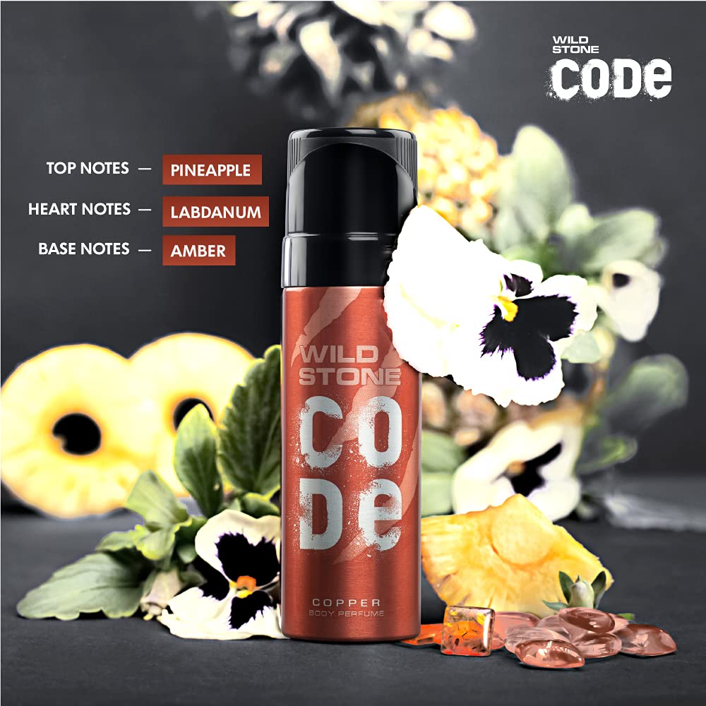 Wild Stone CODE Copper Perfume For Men,120 Ml