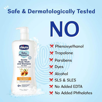CHICCO BM GENTLE BODYWASH & SHAMPOO100ML