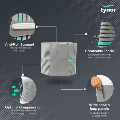 TYNOR Abdominal Belt, 1 Unit