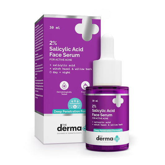 The Derma Co 2% Salicylic Acid Face Serum | Reduces acne & blackheads | 30 ml