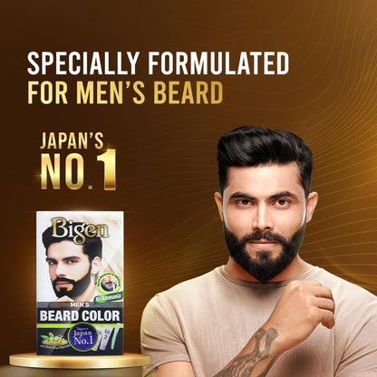 Bigen Men's Beard Color, 40g - Brownish Black B102