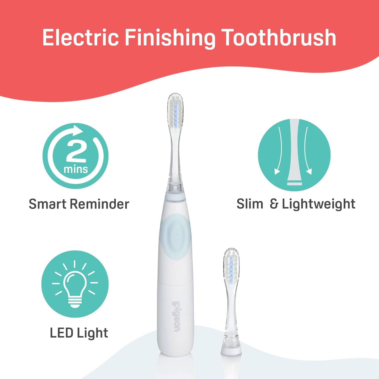 Pigeon Gentle Kids Electric Toothbrush (1Set)