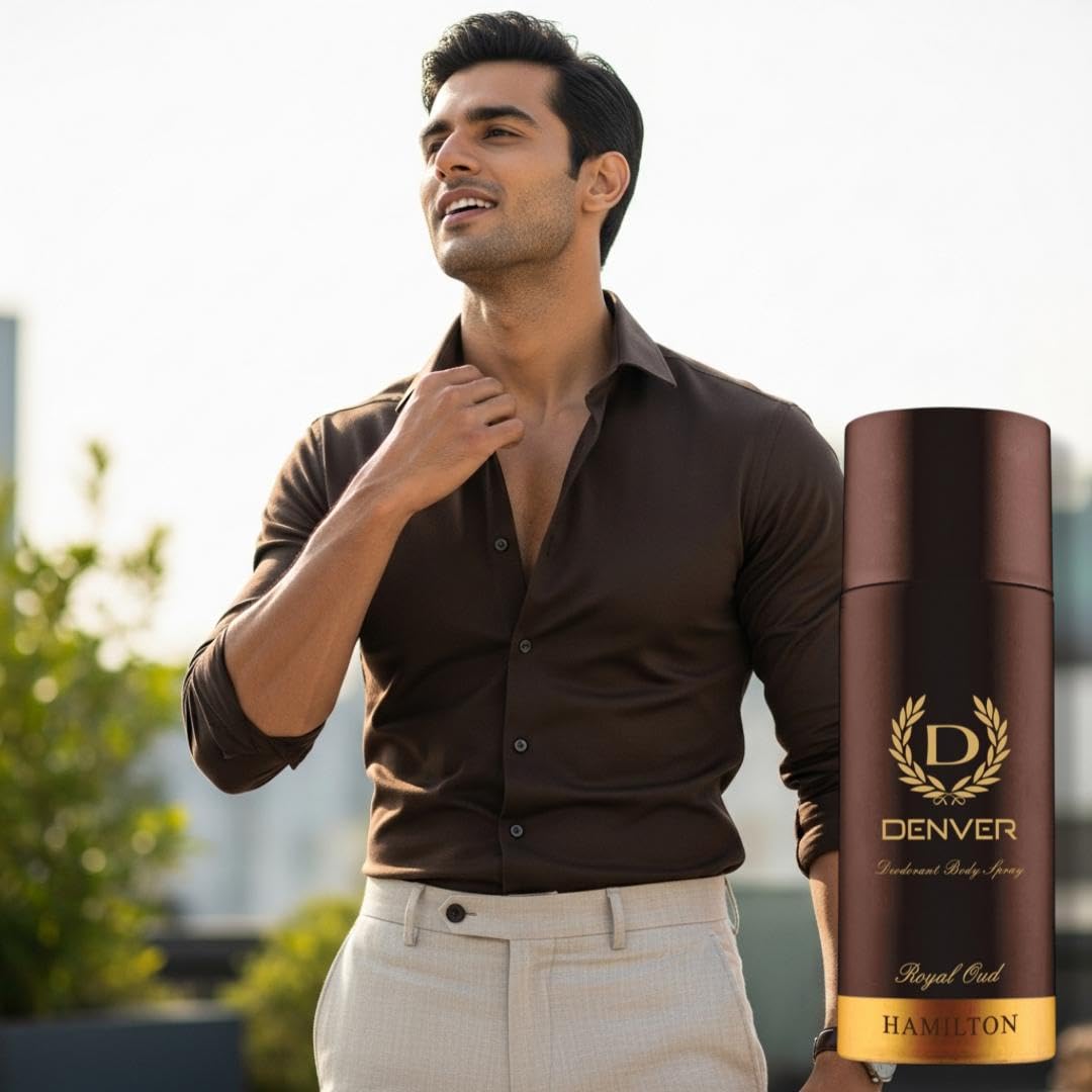 DENVER Royal Oud Deodorant Body Spray for Men (150ML)