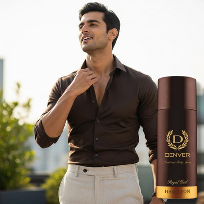 DENVER Royal Oud Deodorant Body Spray for Men (150ML)