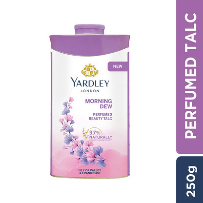 Yardley London Morning Dew Perfumed Talc Pwder for Women (250g)