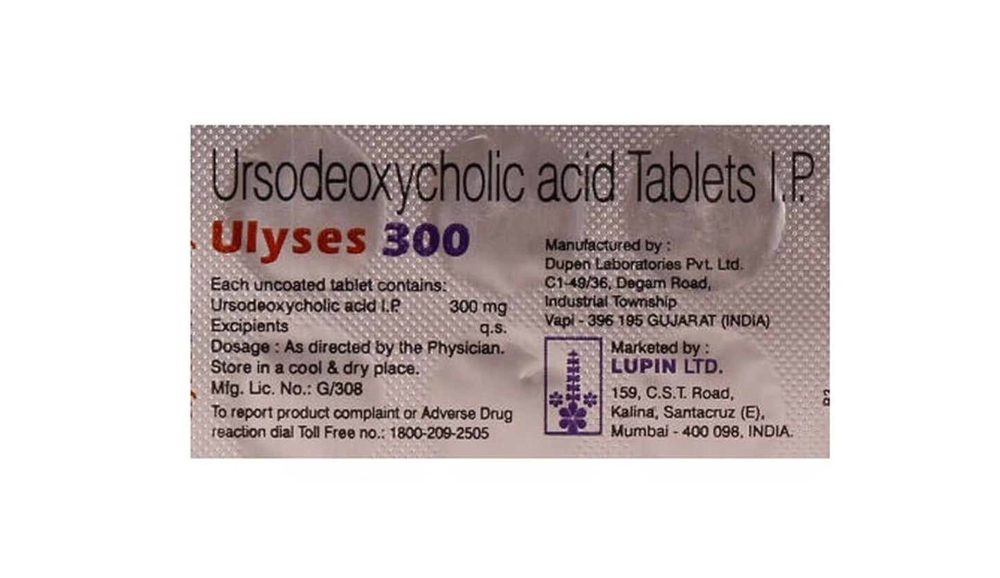 Ulyses 300mg - Strip of 15 Tablets