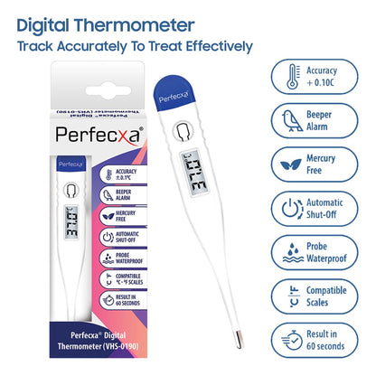 Waterproof Digital Thermometer for Kids and Adults  (1count)