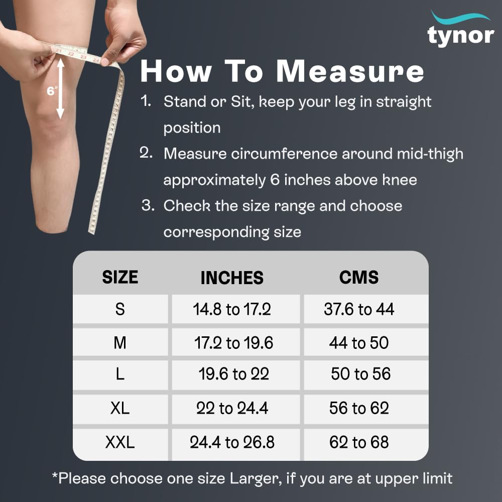TYNOR Knee Support Sportif (Neo), XXL, 1 Unit