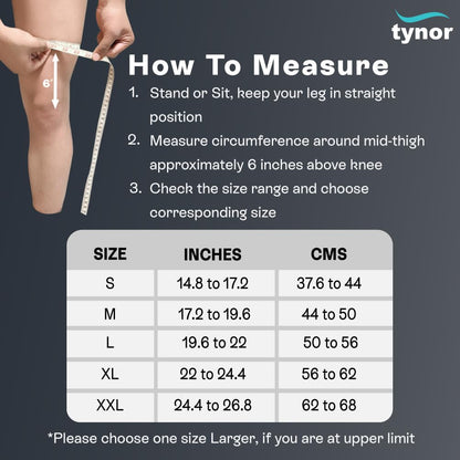 TYNOR Knee Support Sportif (Neo), XXL, 1 Unit