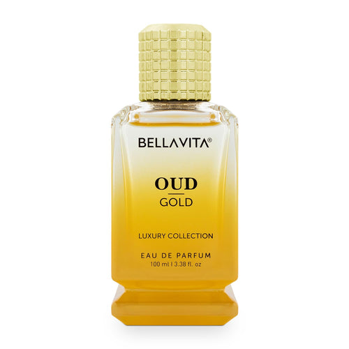Bella Vita Luxury Oud Gold EDP 100ml Unisex Perfume for Men & Women | Caramel, Rose and Jasmine | Floral Long Lasting Fragrance for Man and Woman
