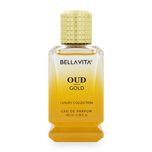 Bella Vita Luxury Oud Gold EDP 100ml Unisex Perfume for Men & Women | Caramel, Rose and Jasmine | Floral Long Lasting Fragrance for Man and Woman