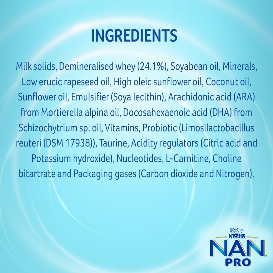 NAN PRO Stage 1 Infant Formula Milk Powder for babies (Up to 6 months) - with Probiotic, 400g Tin with Smartlid