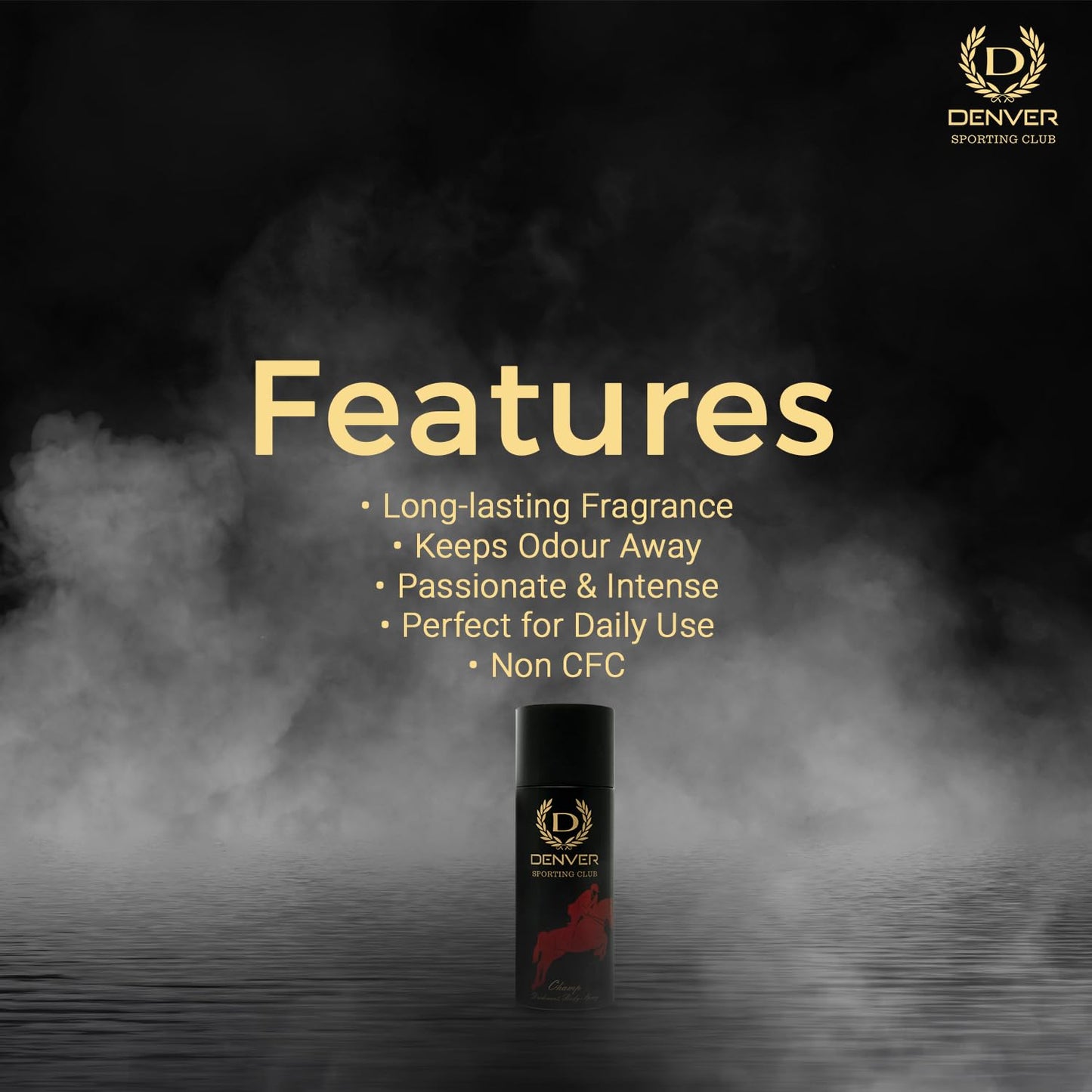 DENVER Sporting Club Champ Deo for Men - (165ML)