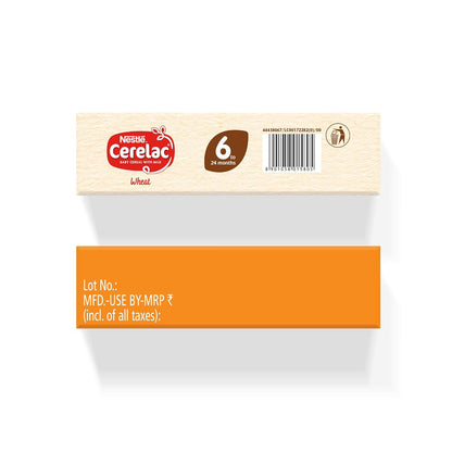 CERELAC Baby Food Cereal | No Refined Sugar| Wheat for 6 to 24 Months Baby | 300g