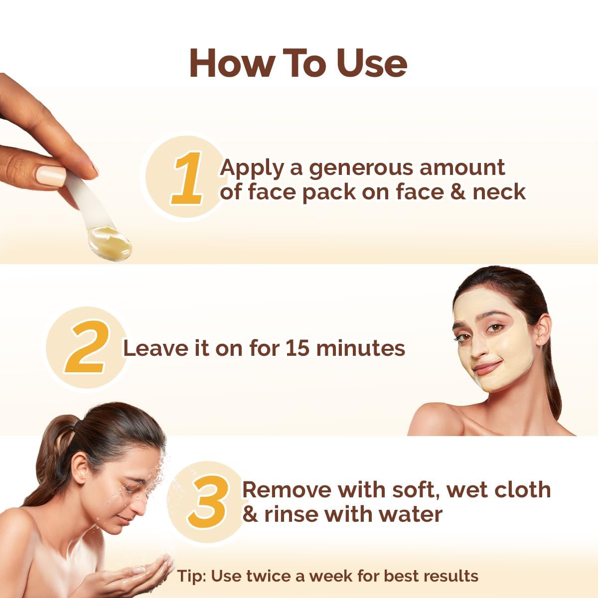 Mamaearth Ubtan Detan Face Pack with Turmeric & Saffron for Normal to Oily Skin - 100 g | Removes Tan & Revives Natural Glow | Crafted with Turmeric & Saffron