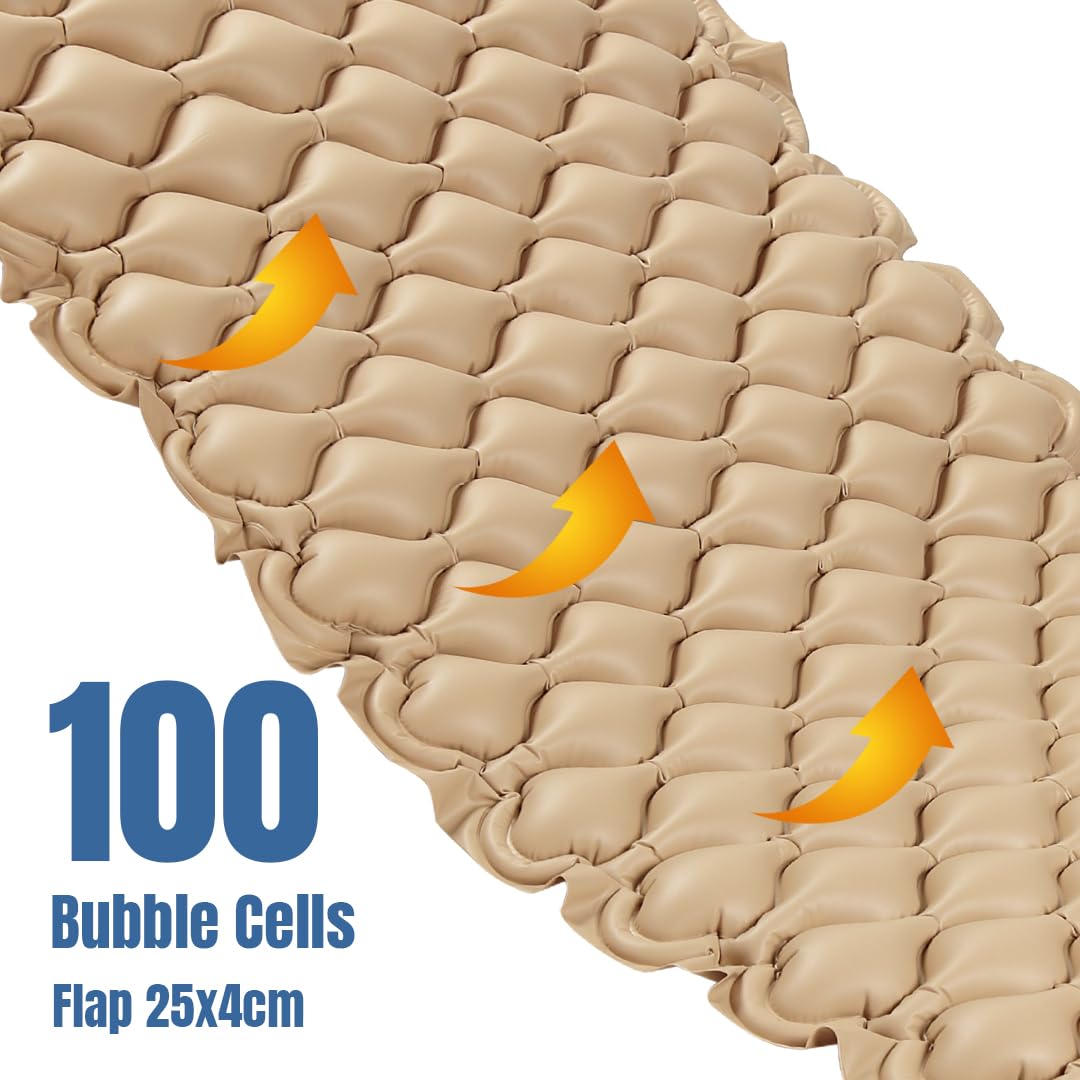 Anti-Decubitus Anti-Bedsore Bubble Air Mattress (216 CM X 84 CM) with Alternating Pressure Pump (7 Minute Cycle), Mattress Capacity of 100 Kgs
