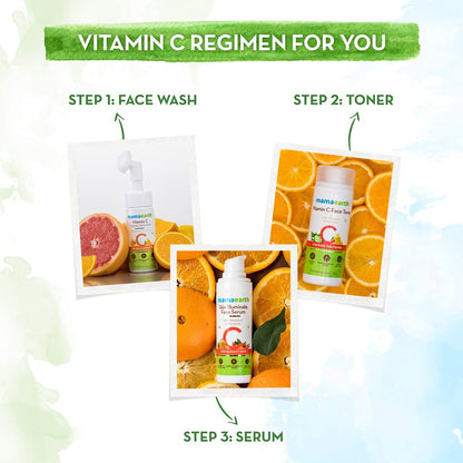 Mamaearth Skin Illuminate Face Serum for Radiant Skin with Vitamin C and Turmeric - 15 g | Highly Potent Vitamin C | Gives A Radiant Glow