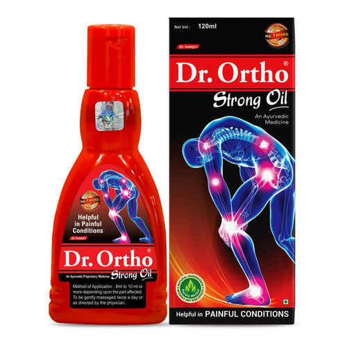 Dr.Ortho Ayurvedic Strong Oil 120Ml - For Joints Pain, Knee Pain, Neck Pain, Back Pain, Shoulder Pain