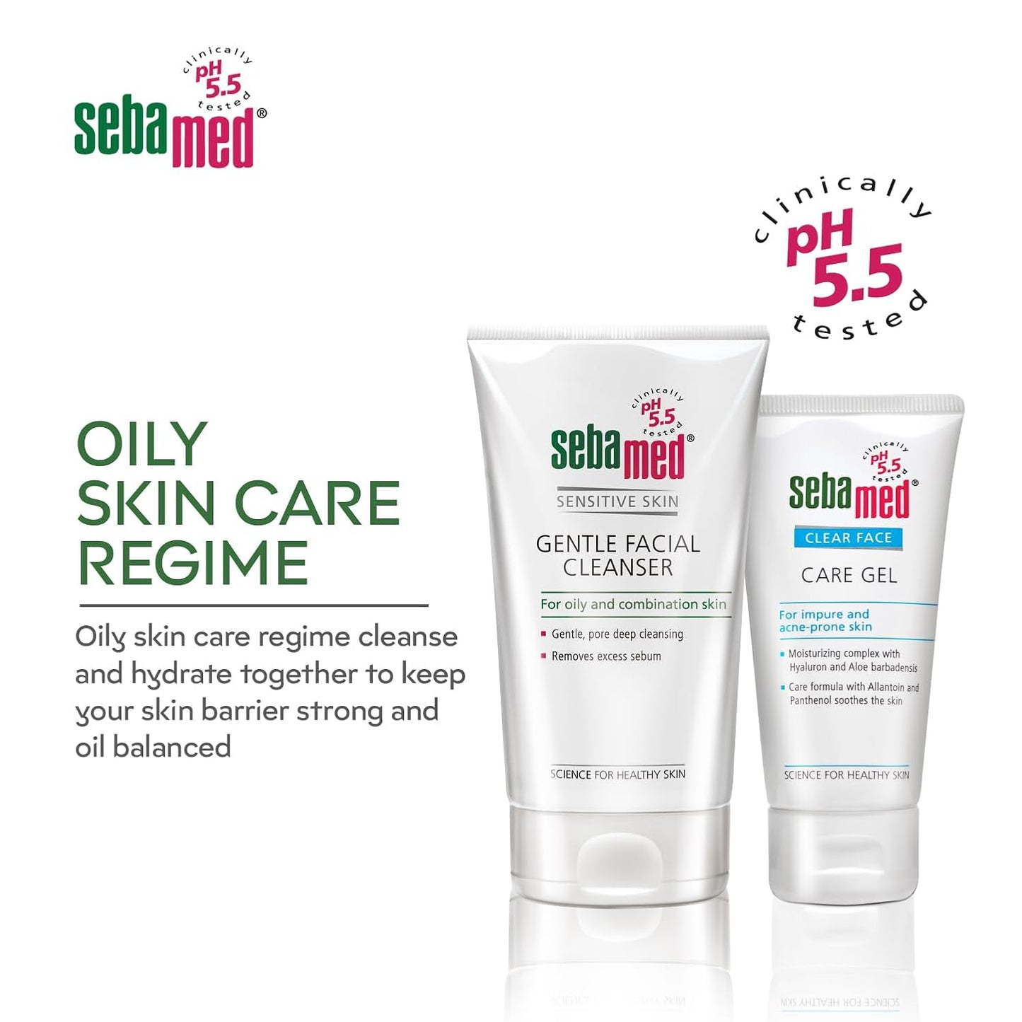 Sebamed gentle facial cleanser for oily & combination skin 150ml