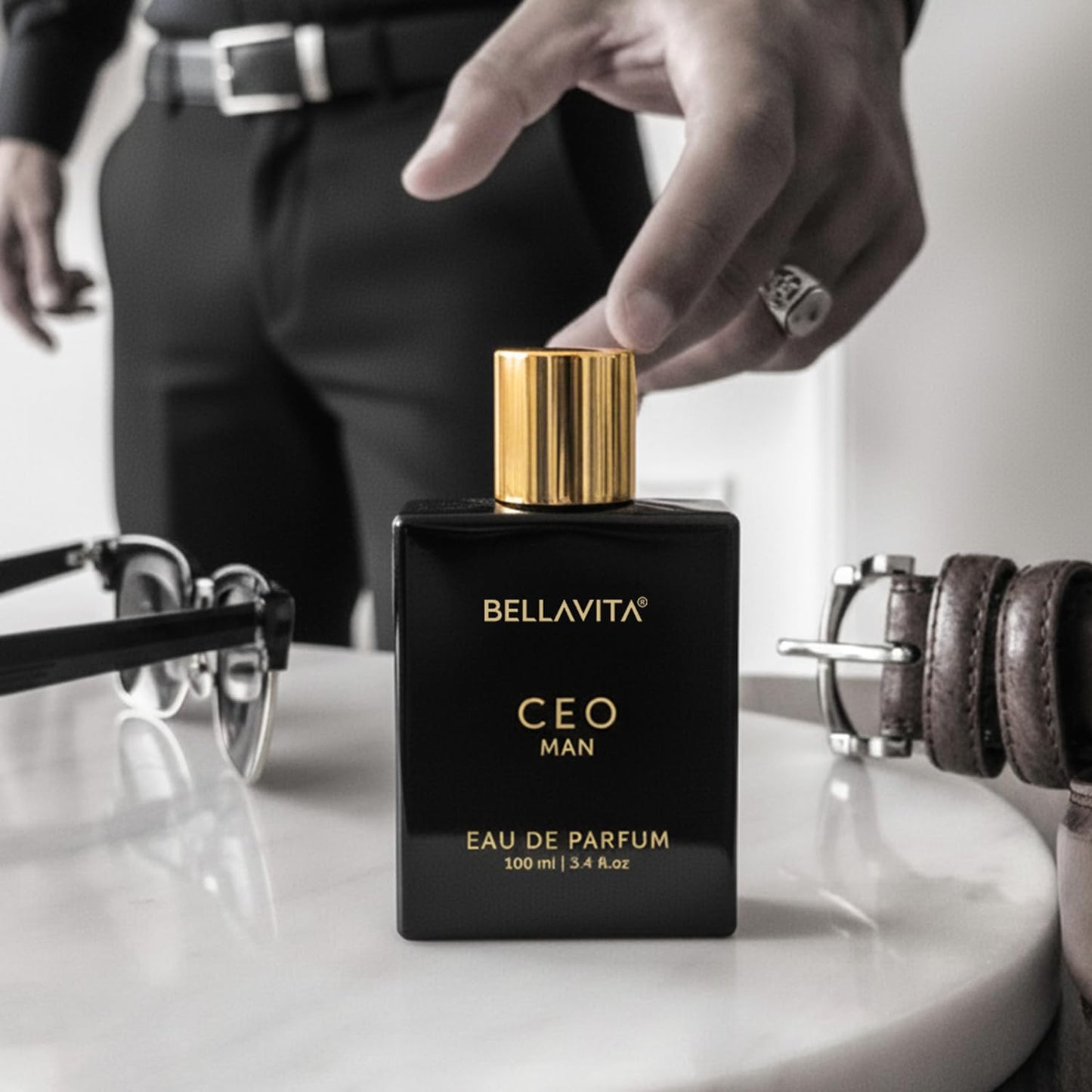 Bella Vita Luxury CEO MEN Long Lasting Perfume | Perfume for Man | EDP 100ml | Lemon, Lavender, Tonka, Mandarin & Vetiver | Woody, Citrus Premium Fragrance