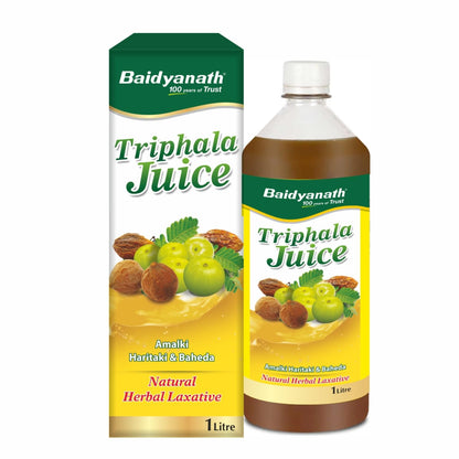 Baidyanath Ayurved Triphala Juice 1Liter - Helpful in Weight Management, Digestive Problems, Constipation, Maintaining Cholesterol Level, 1000 ml