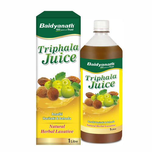 Baidyanath Ayurved Triphala Juice 1Liter - Helpful in Weight Management, Digestive Problems, Constipation, Maintaining Cholesterol Level, 1000 ml