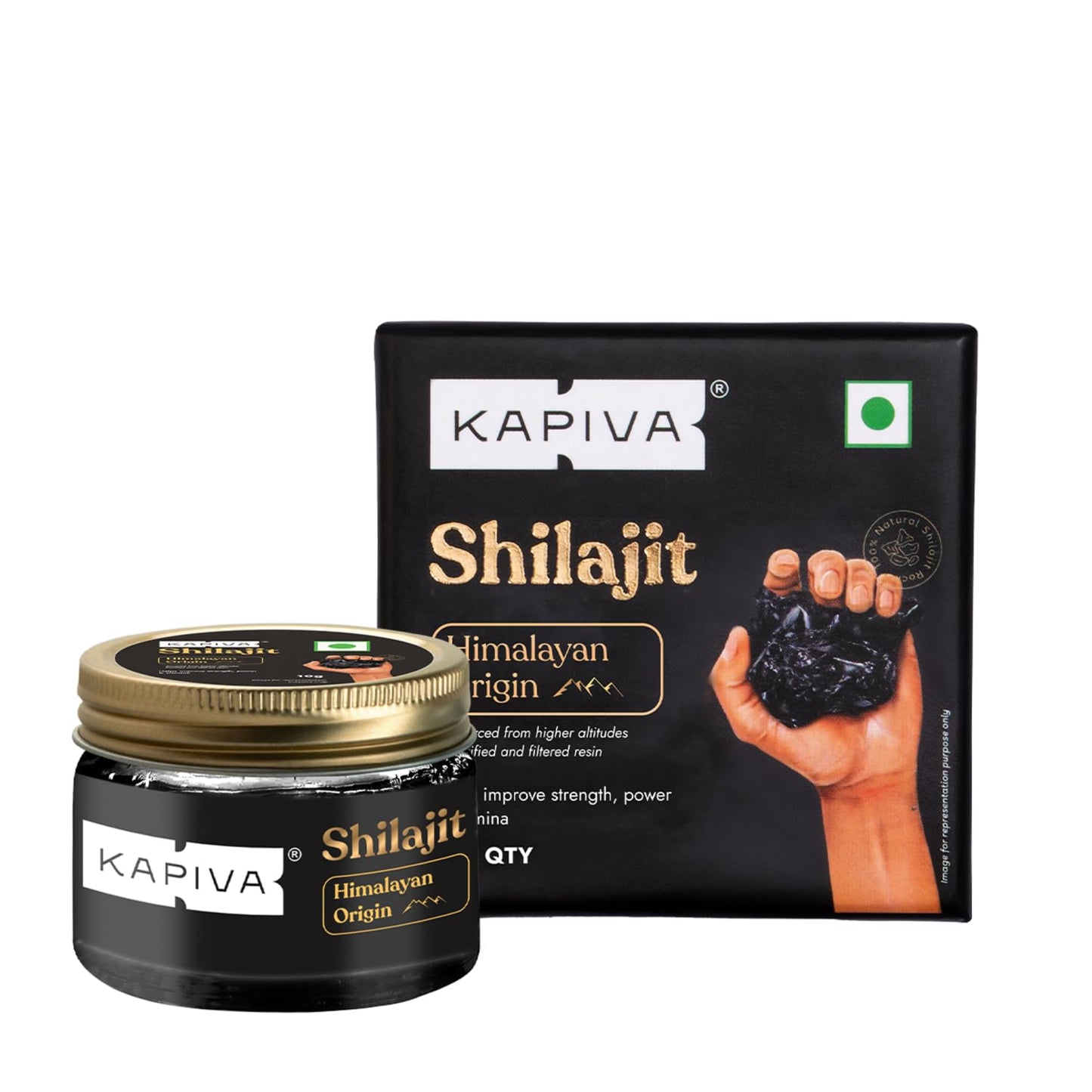 Kapiva Himalayan Shilajit/Shilajeet Resin 10g