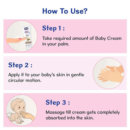 Click to see full view Chicco Baby Moments Baby Cream for Babies with Argan Oil & Avocado Butter , 100gm