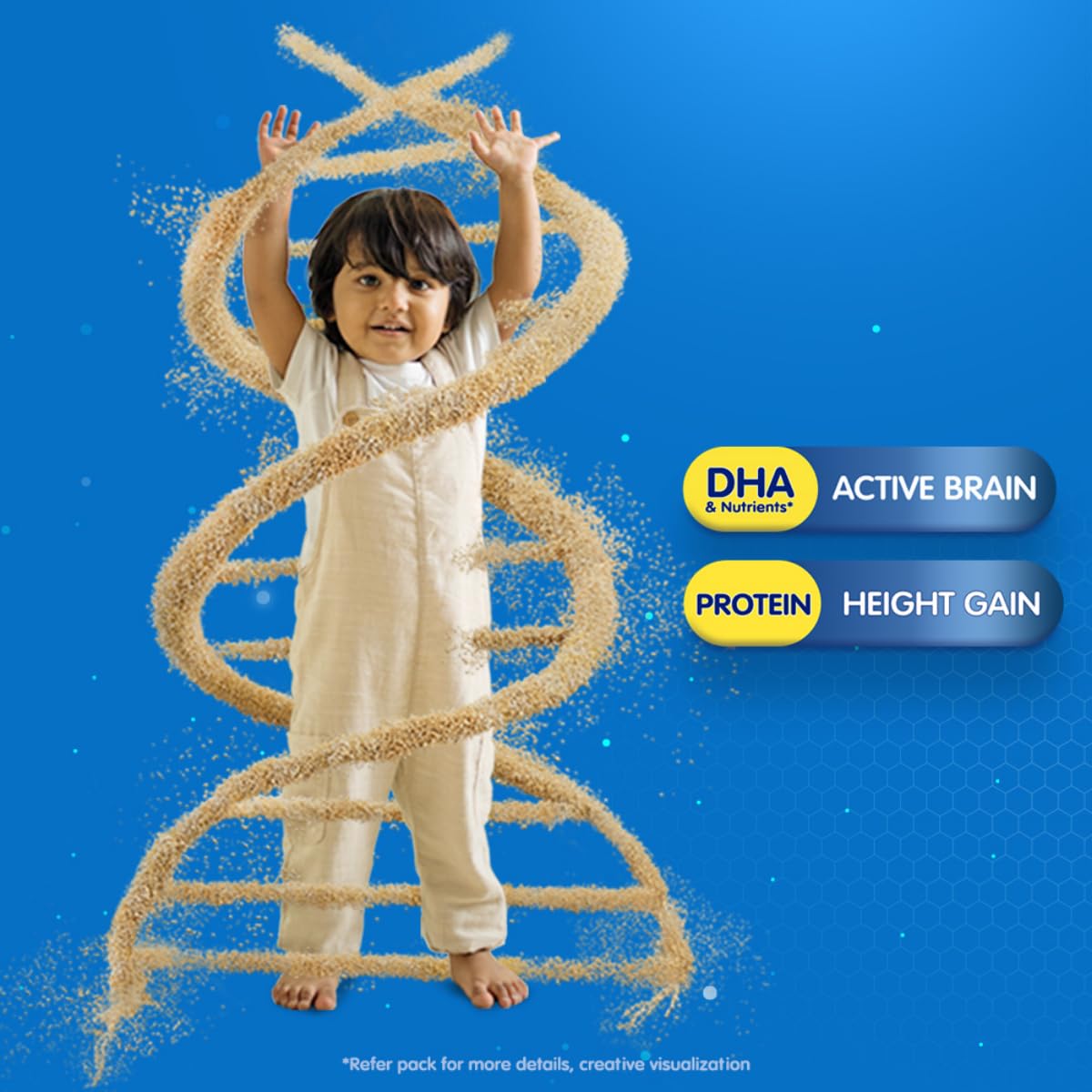 Junior Horlicks Chocolate Nutrition Drink 500g, Nutrition for Toddlers & Young kids (2-6 years) for Supporting Growth
