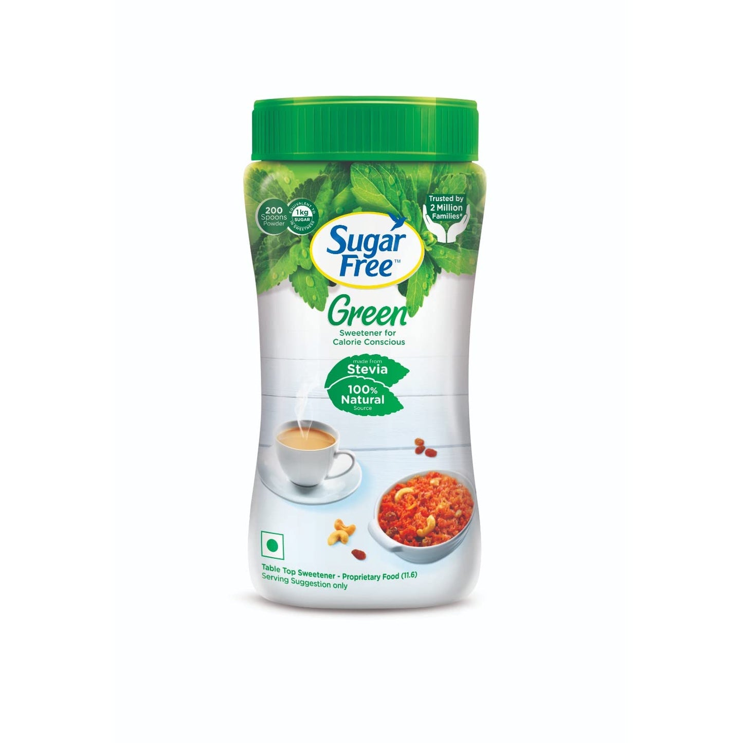 Sugar Free Green Stevia Jar, 200 g