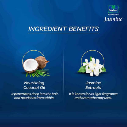 Parachute Advansed Jasmine Coconut Hair Oil , Non-sticky Hair Oil (100 ml)