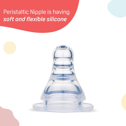 Pigeon Peristaltic Silicone Nipple LL Y-Cut | for 12+ Month Babies | BPA & BPS Free | Natural Feeding Motion | Pack of 2