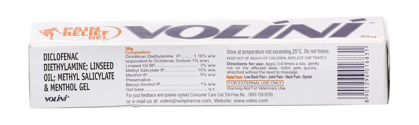Volini Pain Relief Gel, 30gm